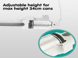 Heavy Duty Commercial Can Opener Counter Bench Top Mount Manual Crank Tool for Industrial Resta CAN-OPNR