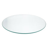 Round Tempered Glass Tabletop, Thick Clear Glass , Minimalist Style for Dining, Coffee Tables, Home, V1370-AZ4-21950