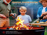 Electric CharcoalStarter - Fire Lighter, Stainless Steel 304 Heat Element Coils with 25 Inch Power V1370-AZ4-07621
