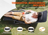 Zero Gravity Chair, 26 inch Zero Gravity Recliner Lounge Chair for Indoor and Outdoor, Adjustable V952-LZLTYHHK26HSB9IHUV0