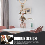 Wood Ring Wind Chime Hanging Decorative Bell for Door and Kitchen - Iron Wood Rope Build, Bohemian V1370-AZ4-11377