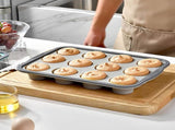 Brownie Pan with Dividers, 1 Set 12 Cavity All Edges Square Cupcake Brownie Pans Mini Cake Non Stick V1189-WXFWAL-20260319-00223