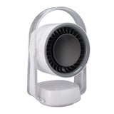 Desktop Oscillating Fan 100 Speeds Quiet Rechargeable Long Battery Life High Speed Desk Air V1294-YM0901-3113250070711