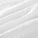 100% Cotton Embossed White Opal Coverlet Bedspread Set V745-MMPAC061123Q13U