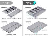 2 in 1 Storage Box - Cutlery Organizer - Cutlery - Drawer Organizer - Multifunctional Cutlery V1188-NK-BOL-627