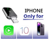 Wireless CarPlay Adapter, Wired to Wireless CarPlay Converter with USB Cable V1263-JX-5097