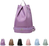 Women Swim Backpack With Wet Dry Compartment And Ventilated Shoe Pocket, Foldable Odor Resistant Gym V1237-ZY-807-211