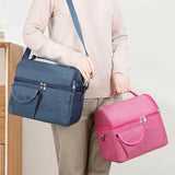 Dark Blue Large Insulated Breast Milk Storage Bag, Dual Layer with Aluminum Foil Lining, Waterproof V888-ELOSUNG17502