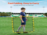 40"x35"x37" Soccer Rebounder Net Kick-Back Portable Football Training Gift V952-ZQHDWTZ10010AQ342V0