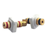 Matchmaster Speaker Wire Binding Post 4 x Red 4 x Black 05MM-WA02 V1202-V1-MAT05MM-WA02