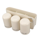 Toothbrush Holder Bathroom Hanging Vanity Tooth Brush Organizer Punch Free Sorting Storage Rack 3 V1294-YM0901-3112230055312