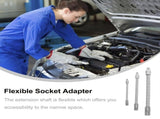 socket adapter Flexible Socket Extension Bar Steel 3Pcs for Automotive Repair V1366-AZ2-W-21813