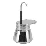 Moka Pot Stainless Steel Italian Type DIY Large Capacity Light Weight Portable Coffee Maker V1294-YM0716-3118220122911