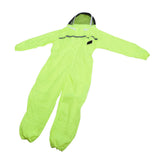 Beekeeping Suit Fluorescent Green One Piece Zipper Design Breathable Beekeeper Clothing V1294-YM0714-3111210267011