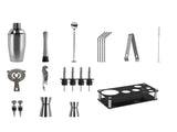 Cocktail Shaker Set Stainless Steel WINE1002-20PCS_NZ