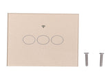 For Tuya Zigbee Light Switch 3Gang EU Remote Control Touch Switch 100240V 50HZ/60HZ V1294-YM0901-3113210139113
