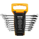 VEVOR Combination Wrench Set 8-Piece Metric 8 mm to 19 mm with Organizer Rack V952-ZXBSTZGDK8PCTOFDPV0