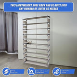 50 Pairs 10 Tiers Shoe Rack V63-820163