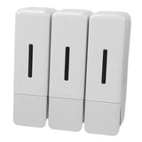Shower Soap Dispenser 250ml 3 Chamber Leakproof Wall Mount Manual Shampoo and Conditioner Dispenser V1294-YM0901-3112250030411