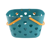 Shower Storage Basket Portable Handle Versatile Hollow Design Bath Storage Basket Organizer Bin for V1294-YM0901-3117240098311
