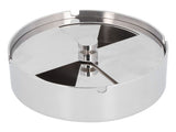Ashtray Outdoor Thickened Stainless Steel Windproof Rotating Cover Design Finely Polished Ashtray V1294-YM0901-3117210133611