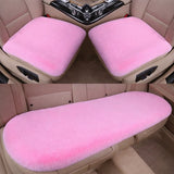 Plush Car Seat Cover - Soft, Warm and Fluffy Faux Rabbit Fur Seat Covers - Front & Back Seat V1188-ZXY-131-405