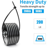 100 Pieces White Large Cable Ties, Extra Long 400Mm X 9Mm Cable Tie Nylon Uv Resistant, 80 Kgs Heavy V1188-MS-227-1672