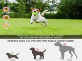 Automatic Dog Ball Launcher with 15 Mini Tennis Balls & Mesh Bag Rechargeable Pet Toy for Small V1107-CS-CWGPQQLV