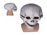 Scary Skull Mask with Movable Jaw Flexible Latex Halloween Costume Party Props Cosplay V1294-YM0714-3117210187711
