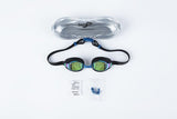 Junior mirrored lens swimming goggles golden colour V902-KN3