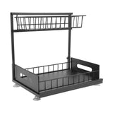 Under Sink Organizers and Storage Sliding Cabinet Basket Organizer 2 Tier Under Bathroom Storage V1294-YM0703-3117230092011