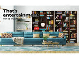 Artiss Bookshelf CD Storage Rack - BERT Walnut CD-SHELF-ES-AB