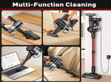 Cordless Vacuum Cleaner 8 in 1 55Kpa Powerful Suction Lightweight,LED Display,45Mins Detachable V1313-AU-A27R