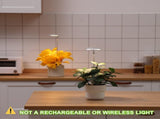 Full Spectrum LED Plant Grow Light with Telescopic Stand, Angel Ring Design, Dimmable Timer & V1341-ZY-76TZSDPE-3PCS-D
