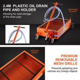 HORUSDY 76L Low Profile Waste Oil Drainer Mobile Workshop Pump Vehicle 4WD Truck V465-95225
