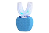 U-Shaped Electric Toothbrush 360-degree Sonic Cleaning Tooth Brush for Adults-blue V1263-JX-7493-1
