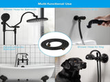 All Metal Shower Head Flow Control Valve, G1/2 Brass Shut-off Valve with Metal Handle Lever, with 90 V1258-DP02-C-813