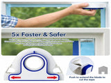 Painters Masking Tape Dispenser Handheld Tape Applicator Tool for Wall Edge Trim Door Frame Window V1341-ZY-GEX2NYA6-5WHITE
