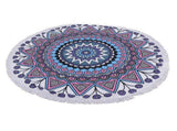 Beach Towel Oversized Soft Thick Microfiber Round Shape Absorbable Moisture Swim Towel for Outdoor V1294-YM0716-3112220051912