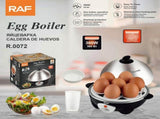 Electric Egg Cooker for 7 Eggs with Automatic Shut-Off, One-Button Operation for Hard-Boiled, V1341-ZY-3QEX8WBT-SILVER