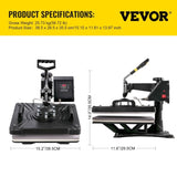 New Digital Clamshell 12" X 15" Heat Transfer Press T-Shirt Sublimation Machine V952-FM1151DGNTHJ00001V3