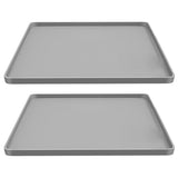 Refrigerator Floor Protector,Mini Fridge Silicone Mat,Fridge Under Mat,Laundry Guard for Washer & V1366-AZ2-W-21736