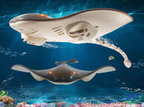 Remote Control Shark Stingray Toys, Water Toys Pool Toys for Kids, High Simulation Stingray Boat V1370-AZ4-04348