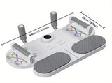 BLACK Three-in-One Training Board Push-Ups, Planks & Resistance Band Workouts Your All-in-One V1102-PBZC002
