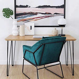 22'' Hairpin Legs 3-Rod Black Steel Mid Century for Coffee Table&Chair,Home DIY Furniture V1370-AZ4-01674