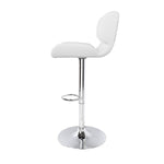 Artiss 2x Bar Stools Gas Lift Leather Padded White BA-TW-4059-WHX2