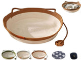 Cat Instinct Basket, Handwoven Cotton Cat Bed with Ball Rope Cotton Sleeping Playing and Relaxing V1366-AZ2-W-11126