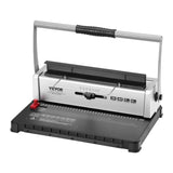 Coil Spiral Binding Machine, Manual Book Maker 34-Holes Binding 120 Sheets, Punch Binder with V952-ZDJ20XQSSD34J0H4EV0