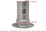 1-1/2" Boat Gas/Fuel/Diesel/Water/Waste Deck Fill/Filler with Keyless Cap 1-1/2" Marine V1259-DP01-A-1273