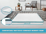 Double 20cm Hybrid Mattress Memory Foam and Innerspring Support V63-821891